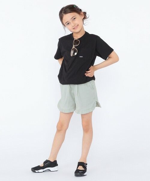 SHIPS / シップス ショート・ハーフ・半端丈パンツ | SHIPS KIDS:100〜130cm / 〈接触冷感〉ドライタッチ フリル ショート パンツ | 詳細17