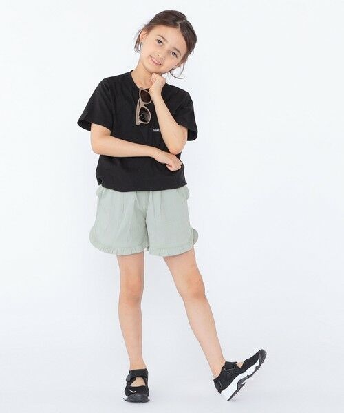 SHIPS / シップス ショート・ハーフ・半端丈パンツ | SHIPS KIDS:100〜130cm / 〈接触冷感〉ドライタッチ フリル ショート パンツ | 詳細18