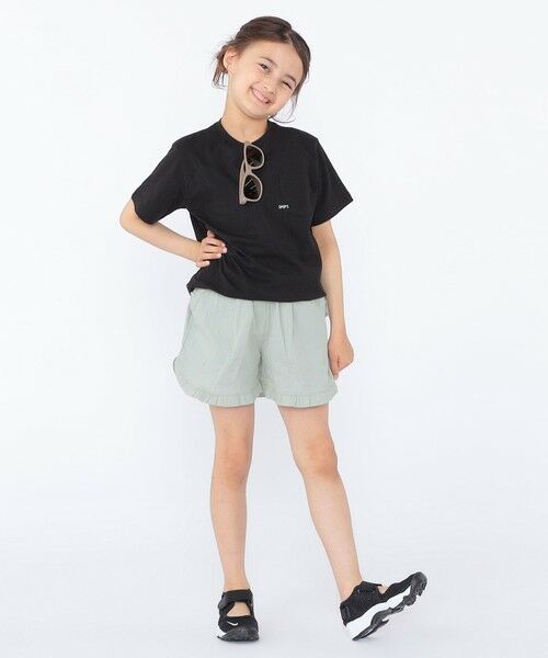 SHIPS / シップス ショート・ハーフ・半端丈パンツ | SHIPS KIDS:100〜130cm / 〈接触冷感〉ドライタッチ フリル ショート パンツ | 詳細19