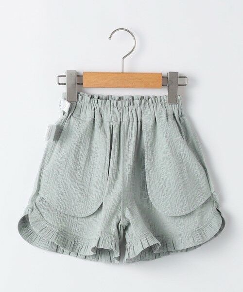 SHIPS / シップス ショート・ハーフ・半端丈パンツ | SHIPS KIDS:100〜130cm / 〈接触冷感〉ドライタッチ フリル ショート パンツ | 詳細28