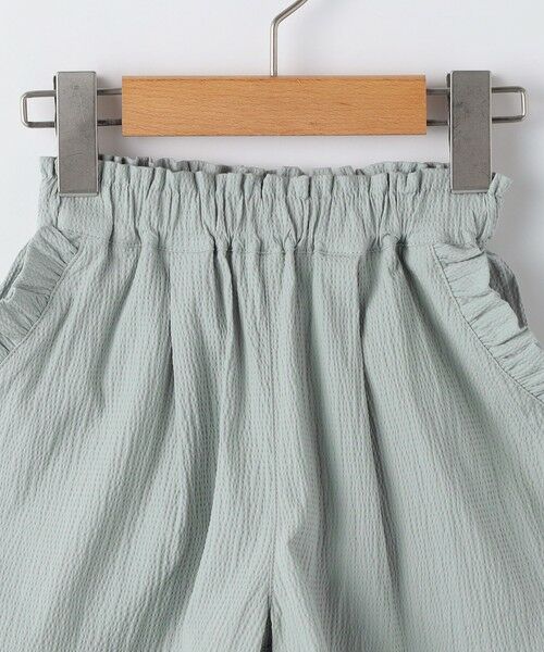 SHIPS / シップス ショート・ハーフ・半端丈パンツ | SHIPS KIDS:100〜130cm / 〈接触冷感〉ドライタッチ フリル ショート パンツ | 詳細5