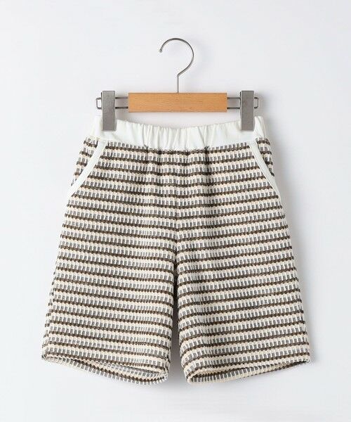 SHIPS / シップス ショート・ハーフ・半端丈パンツ | SHIPS KIDS:80〜90cm / ジャカード ショート パンツ（ブラウン）