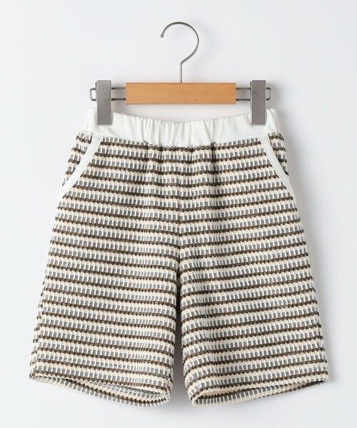 SHIPS / シップス ショート・ハーフ・半端丈パンツ | SHIPS KIDS:100〜130cm / ジャカード ショート パンツ（ブラウン）
