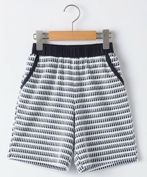 SHIPS / シップス ショート・ハーフ・半端丈パンツ | SHIPS KIDS:140cm / ジャカード ショート パンツ（ネイビー）