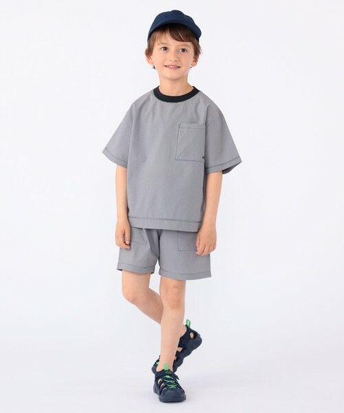 SHIPS / シップス ショート・ハーフ・半端丈パンツ | 【SHIPS KIDS別注】ARCH&LINE:100〜130cm / 〈家族おそろい〉SOLOTEX(R) ショーツ | 詳細17