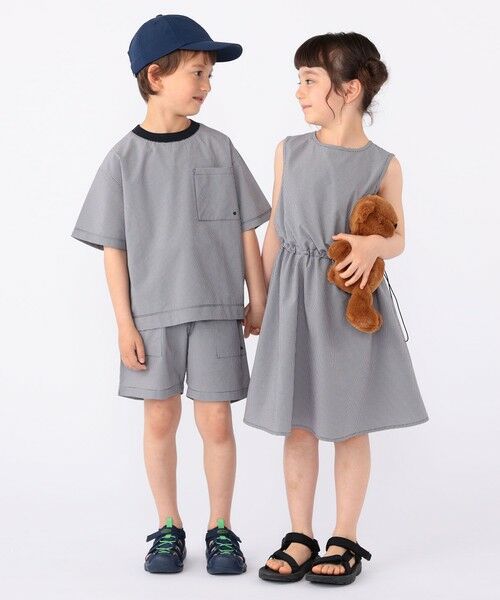 SHIPS / シップス ショート・ハーフ・半端丈パンツ | 【SHIPS KIDS別注】ARCH&LINE:100〜130cm / 〈家族おそろい〉SOLOTEX(R) ショーツ | 詳細22