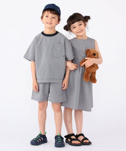 SHIPS / シップス ショート・ハーフ・半端丈パンツ | 【SHIPS KIDS別注】ARCH&LINE:100〜130cm / 〈家族おそろい〉SOLOTEX(R) ショーツ | 詳細24
