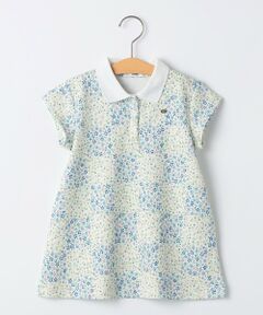 SHIPS / シップス ミニ丈・ひざ丈ワンピース | SHIPS KIDS:80〜90cm / フラワー ポロシャツ ワンピース