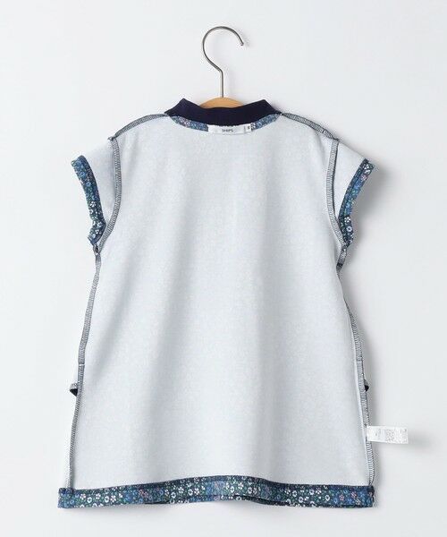 SHIPS / シップス ミニ丈・ひざ丈ワンピース | SHIPS KIDS:80〜90cm / フラワー ポロシャツ ワンピース | 詳細3