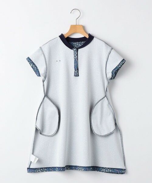 SHIPS / シップス ミニ丈・ひざ丈ワンピース | SHIPS KIDS:140〜150cm / フラワー ポロシャツ ワンピース | 詳細3