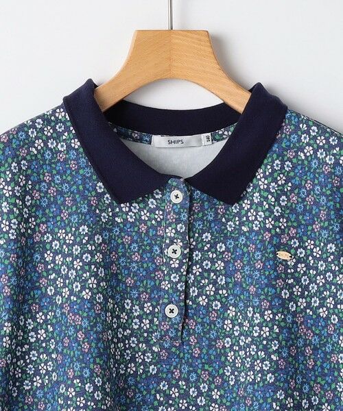 SHIPS / シップス ミニ丈・ひざ丈ワンピース | SHIPS KIDS:140〜150cm / フラワー ポロシャツ ワンピース | 詳細5