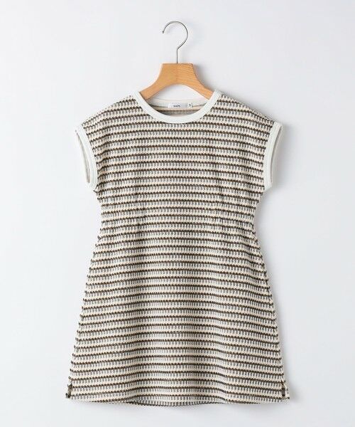 SHIPS / シップス ロング・マキシ丈ワンピース | SHIPS KIDS:100cm〜130cm / ジャカード ワンピース（ブラウン）