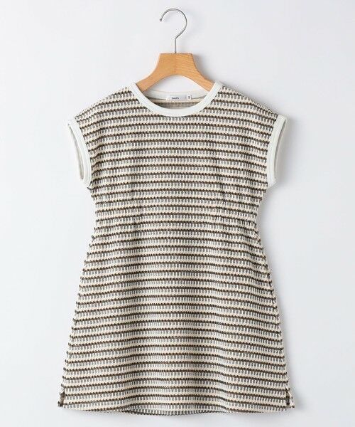 SHIPS / シップス ロング・マキシ丈ワンピース | SHIPS KIDS:140cm / ジャカード ワンピース（ブラウン）