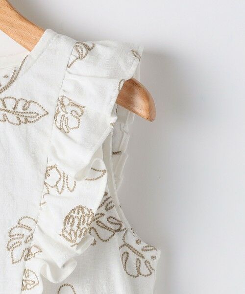 SHIPS / シップス ロング・マキシ丈ワンピース | SHIPS KIDS:100〜130cm /エンブロイダリー ワンピース | 詳細4