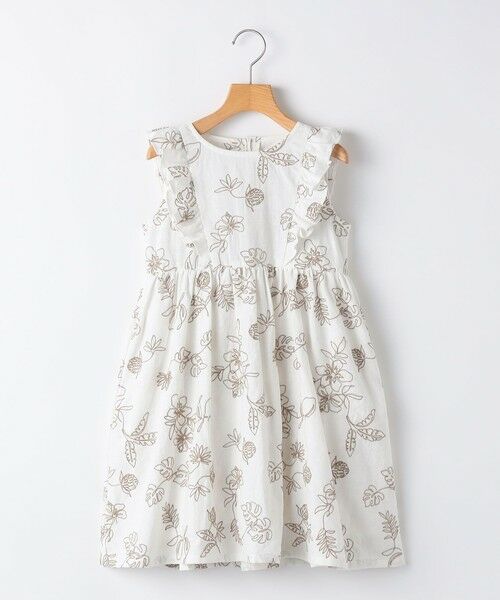 SHIPS / シップス ロング・マキシ丈ワンピース | SHIPS KIDS:100〜130cm /エンブロイダリー ワンピース（アイボリー）