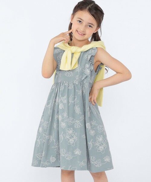 SHIPS / シップス ロング・マキシ丈ワンピース | SHIPS KIDS:100〜130cm /エンブロイダリー ワンピース | 詳細21