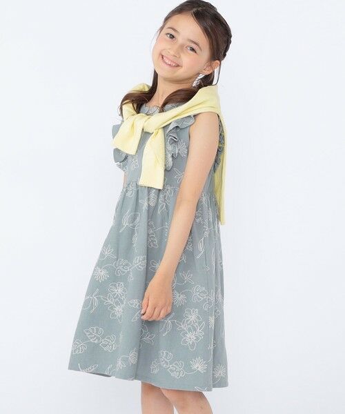 SHIPS / シップス ロング・マキシ丈ワンピース | SHIPS KIDS:100〜130cm /エンブロイダリー ワンピース | 詳細18