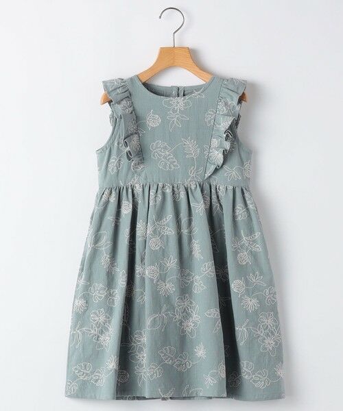 SHIPS / シップス ロング・マキシ丈ワンピース | SHIPS KIDS:140〜150cm /エンブロイダリー ワンピース（ライトブルー）