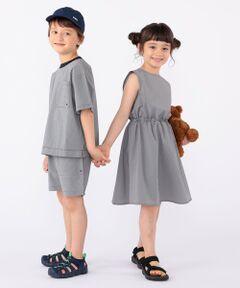 SHIPS / シップス ロング・マキシ丈ワンピース | 【SHIPS KIDS別注】ARCH&LINE:100〜130cm / 〈家族おそろい〉SOLOTEX ワンピース