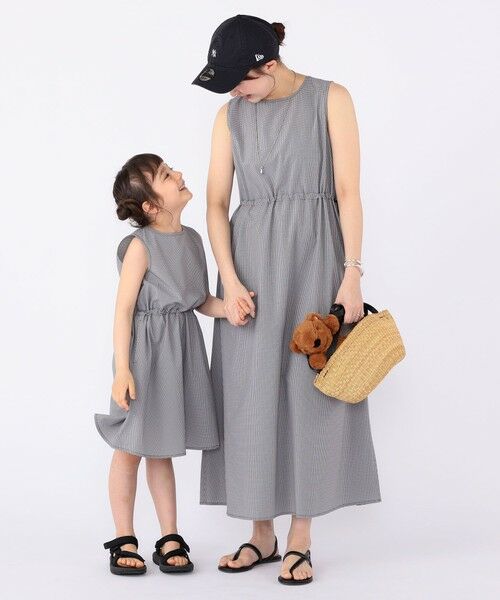 SHIPS / シップス ロング・マキシ丈ワンピース | 【SHIPS KIDS別注】ARCH&LINE:100〜130cm / 〈家族おそろい〉SOLOTEX ワンピース | 詳細28