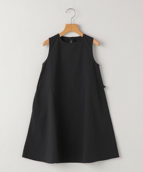 SHIPS / シップス ロング・マキシ丈ワンピース | 【SHIPS KIDS別注】ARCH&LINE:140〜160cm / 〈家族おそろい〉SOLOTEX(R) ワンピース（ブラック）