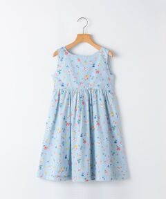 SHIPS / シップス ロング・マキシ丈ワンピース | SHIPS KIDS:80〜90cm / ノースリーブ フラワー プリント ワンピース