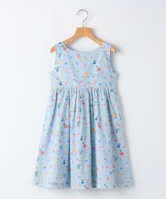 SHIPS / シップス ロング・マキシ丈ワンピース | SHIPS KIDS:100〜130cm / ノースリーブ フラワー プリント ワンピース