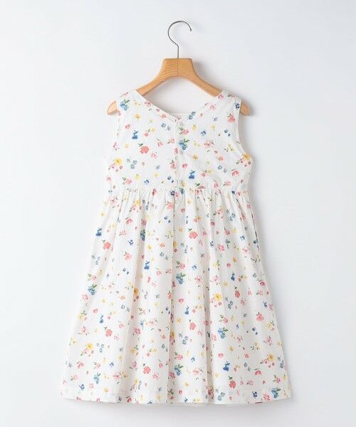 SHIPS / シップス ロング・マキシ丈ワンピース | SHIPS KIDS:100〜130cm / ノースリーブ フラワー プリント ワンピース | 詳細1