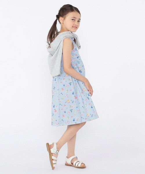 SHIPS / シップス ロング・マキシ丈ワンピース | SHIPS KIDS:100〜130cm / ノースリーブ フラワー プリント ワンピース | 詳細21
