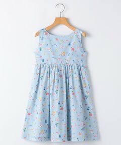 SHIPS / シップス ロング・マキシ丈ワンピース | SHIPS KIDS:140〜150cm / ノースリーブ フラワー プリント ワンピース
