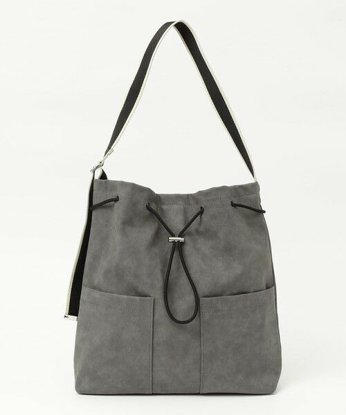 SHIPS / シップス トートバッグ | 《予約》quaranciel: ポケット ラインベルト ワンハンドル トート バッグ（A4対応） | 詳細8