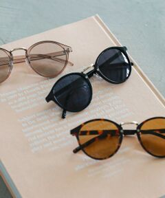 SHIPS / シップス サングラス・メガネ | 《予約》quaranciel: ラウンド サングラス（レオパード ケース チャーム付き）