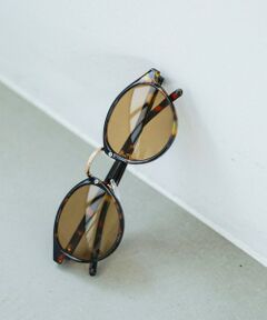 SHIPS / シップス サングラス・メガネ | 《予約》quaranciel: ラウンド サングラス（レオパード ケース チャーム付き）