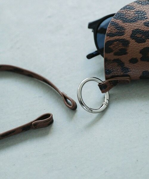 SHIPS / シップス サングラス・メガネ | 《予約》quaranciel: ラウンド サングラス（レオパード ケース チャーム付き） | 詳細2