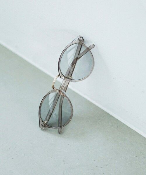 SHIPS / シップス サングラス・メガネ | 《予約》quaranciel: ラウンド サングラス（レオパード ケース チャーム付き） | 詳細3