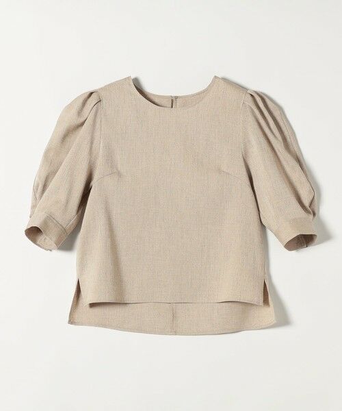 SHIPS / シップス シャツ・ブラウス | 《予約》quaranciel:〈洗濯機可能〉リネンライク パフスリーブ クルーネック ブラウス | 詳細15