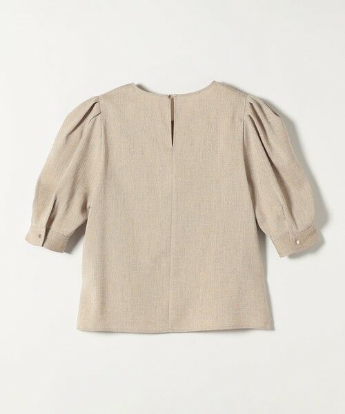 SHIPS / シップス シャツ・ブラウス | 《予約》quaranciel:〈洗濯機可能〉リネンライク パフスリーブ クルーネック ブラウス | 詳細16