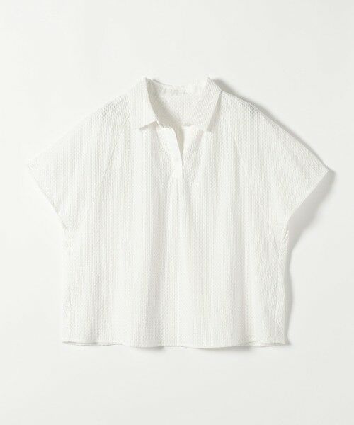 SHIPS / シップス シャツ・ブラウス | 《予約》quaranciel:〈手洗い可能〉コットン 刺繍 スキッパー ギャザー プルオーバー シャツ | 詳細12