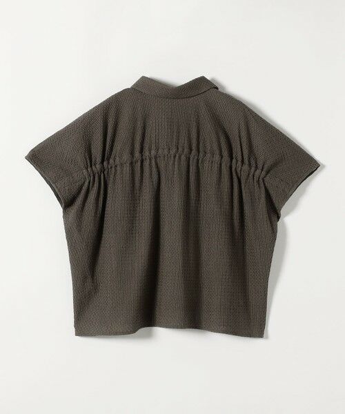 SHIPS / シップス シャツ・ブラウス | 《予約》quaranciel:〈手洗い可能〉コットン 刺繍 スキッパー ギャザー プルオーバー シャツ | 詳細23