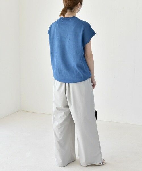 SHIPS / シップス その他パンツ | 《予約》quaranciel:〈接触冷感/UVカット/撥水加工〉ラッシュガード ギャザー ワイド イージー パンツ | 詳細2