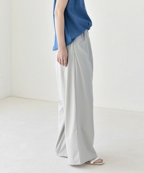 SHIPS / シップス その他パンツ | 《予約》quaranciel:〈接触冷感/UVカット/撥水加工〉ラッシュガード ギャザー ワイド イージー パンツ | 詳細5