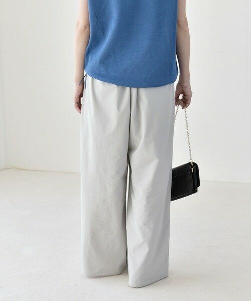 SHIPS / シップス その他パンツ | 《予約》quaranciel:〈接触冷感/UVカット/撥水加工〉ラッシュガード ギャザー ワイド イージー パンツ | 詳細6