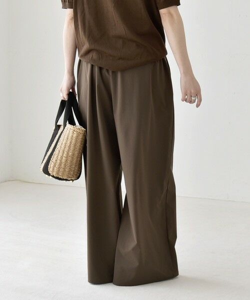 SHIPS / シップス その他パンツ | 《予約》quaranciel:〈接触冷感/UVカット/撥水加工〉ラッシュガード ギャザー ワイド イージー パンツ | 詳細13