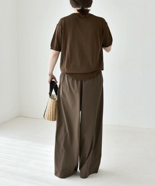 SHIPS / シップス その他パンツ | 《予約》quaranciel:〈接触冷感/UVカット/撥水加工〉ラッシュガード ギャザー ワイド イージー パンツ | 詳細10