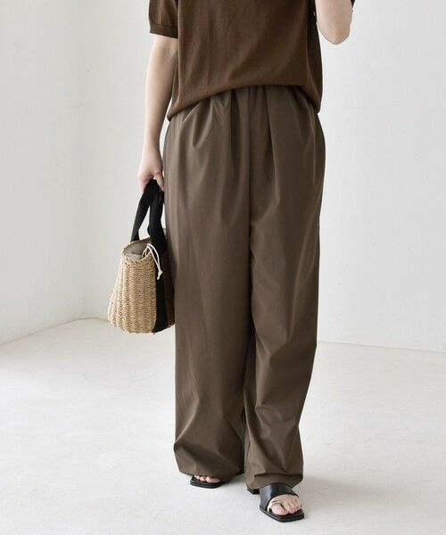 SHIPS / シップス その他パンツ | 《予約》quaranciel:〈接触冷感/UVカット/撥水加工〉ラッシュガード ギャザー ワイド イージー パンツ | 詳細11