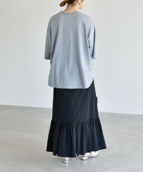 SHIPS / シップス ミニ・ひざ丈スカート | quaranciel:〈接触冷感/UVカット/撥水〉マルチファンクション ティアード スカート | 詳細10