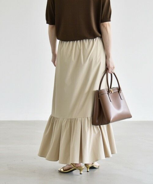 SHIPS / シップス ミニ・ひざ丈スカート | 《予約》quaranciel:〈接触冷感/UVカット/撥水〉マルチファンクション ティアードスカート | 詳細13