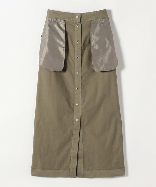 SHIPS / シップス ロング・マキシ丈スカート | 《一部追加予約》quaranciel:〈洗濯機可能〉フロントボタン Iライン タイト スカート | 詳細20