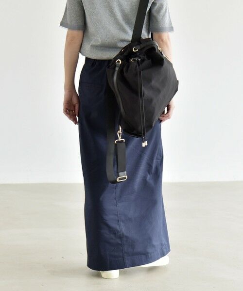 SHIPS / シップス ロング・マキシ丈スカート | 《予約》quaranciel:〈洗濯機可能〉フロントボタン Iライン タイト スカート | 詳細23