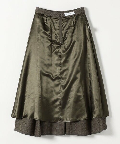 SHIPS / シップス ミニ・ひざ丈スカート | 《予約》quaranciel:〈手洗い可能〉コットン 刺繍 パイピング フレア スカート | 詳細14